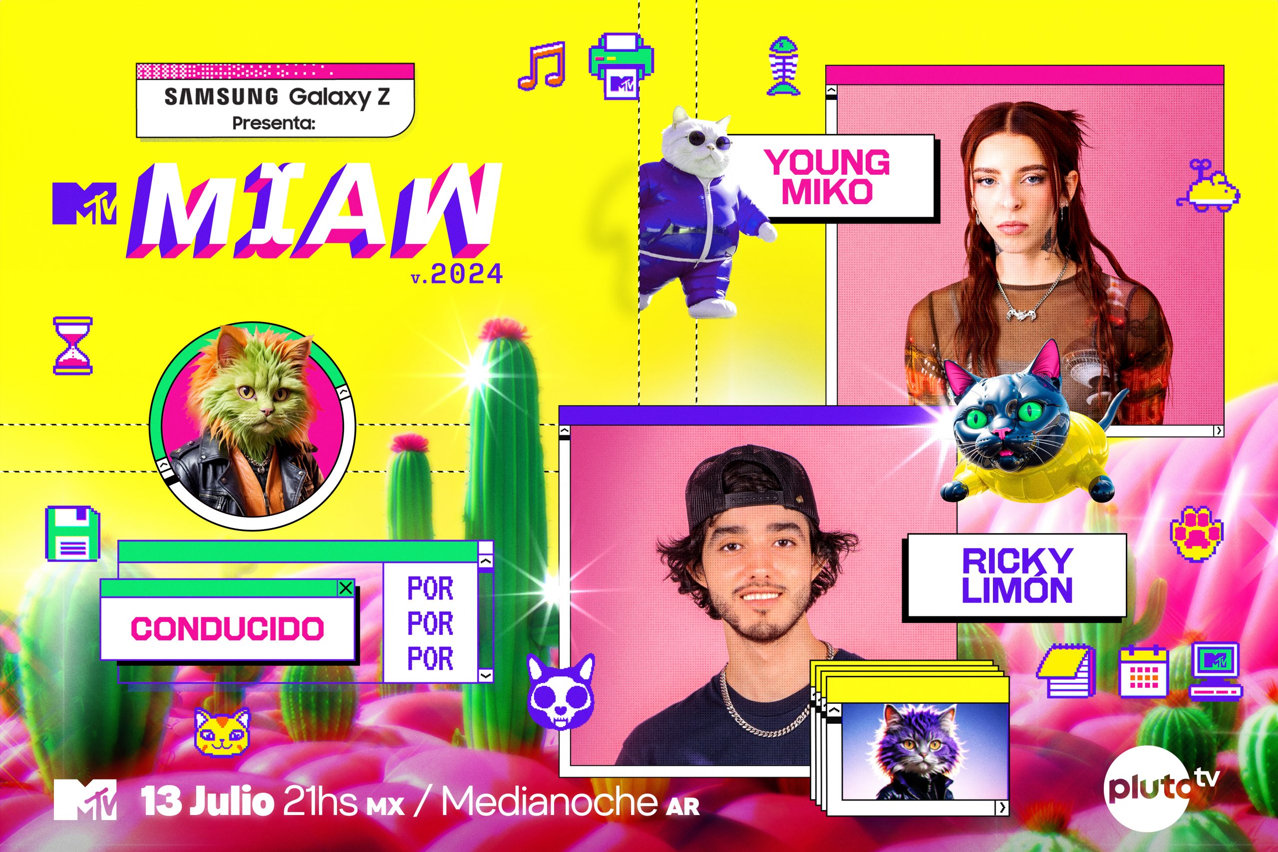 YOUNG MIKO Y RICKY LIMÓN SERÁN LOS ANFITRIONES DE LOS PREMIOS MTV MIAW 2024